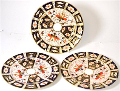 Lot 264 - Three Royal Crown Derby plates