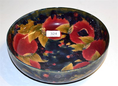 Lot 324 - A Moorcroft pomegranate bowl