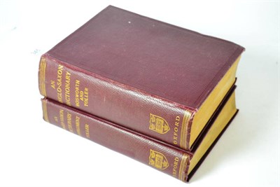 Lot 345 - Bosworth (Joseph) and Toller (T.Northcote), An Anglo-Saxon Dictionary, 1898, together with its...