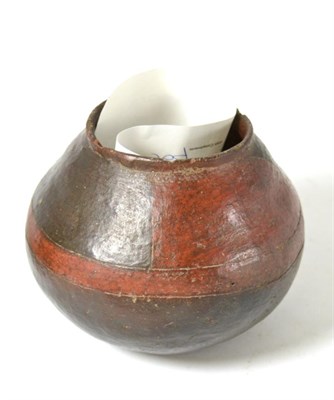 Lot 351 - Bronze age pot