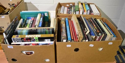 Lot 1030 - Three boxes of books, including art, cookery, sport and Yorkshire