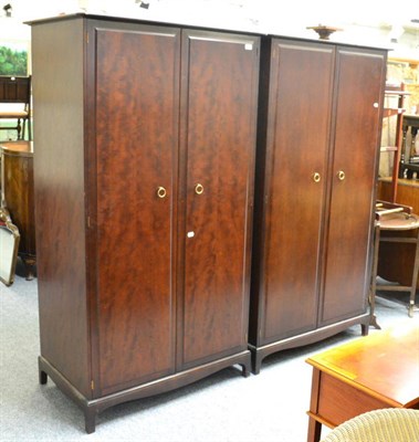 Lot 1141 - Two Stag wardrobes