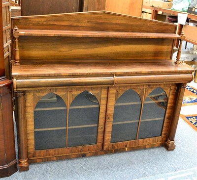 Lot 1147 - A William IV rosewood chiffonier