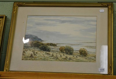 Lot 1219 - Hamilton Glass, coastal scene, watercolour