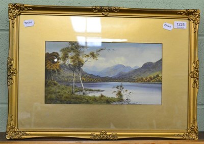 Lot 1225 - E H Thompson, Early Autumn, Rydal Water, 1929, signed, watercolour