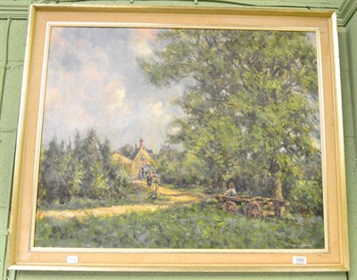 Lot 1282 - David Hyde (20th/21st century) Landscape, signed, oil on canvas