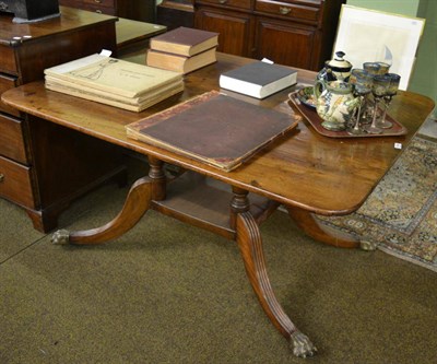 Lot 1348 - A 19th century mahogany dining table