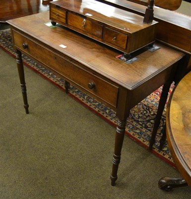 Lot 1387 - A mahogany side table in 19th century style