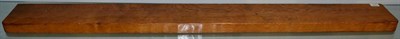 Lot 625A - Sid Pollard of Bagby: An English Oak Mantel Shelf, of plain rectangular design, unmarked,...