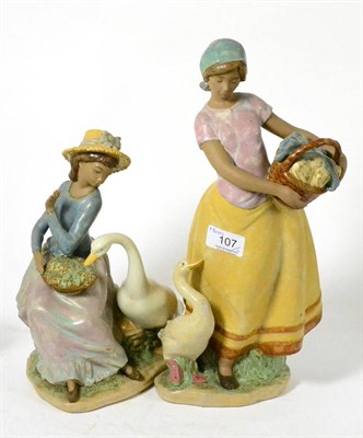 Lot 107 - Two Lladro figures (boxed)