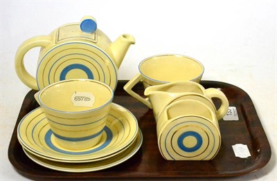 Lot 133 - A Clarice Cliff breakfast set