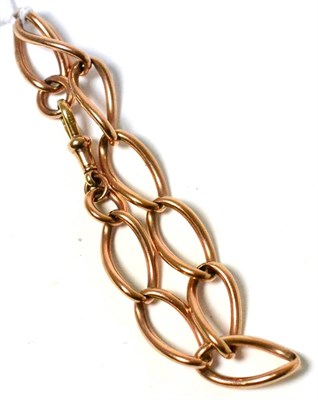 Lot 168 - A 9ct gold link bracelet