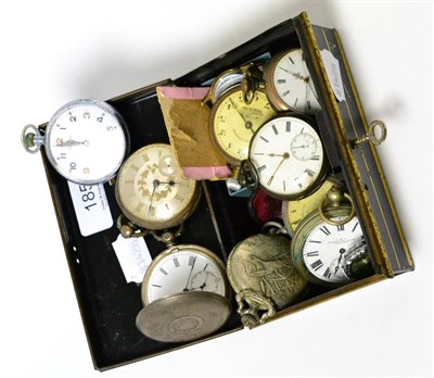 Lot 185 - A collection of pocket watches and wristwatches (qty)