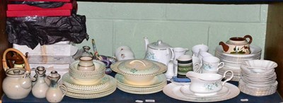 Lot 224 - A large assortment of ceramics including six Spode ";Garden Flowers"; collectors' plates, four...