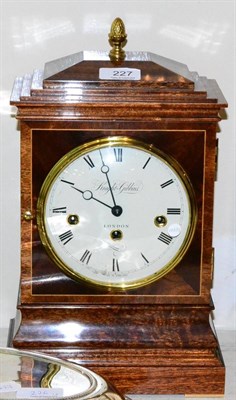 Lot 227 - A modern chiming table clock retailed by Knight & Gibbins, London