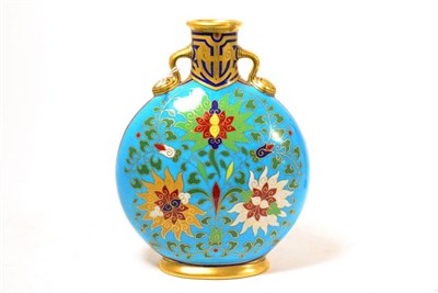 Lot 243 - A Minton style moonflask