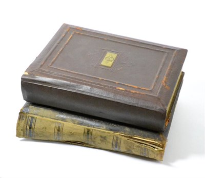 Lot 261 - Two Victorian photograph albums with extensive portrait contents (2)