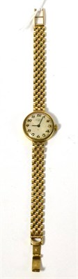 Lot 383 - A lady's 9ct gold wristwatch signed Rotary