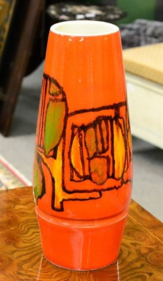 Lot 439 - A Poole Delphis pattern vase