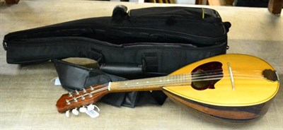 Lot 1083 - A modern mandolin, cased (early 80's)