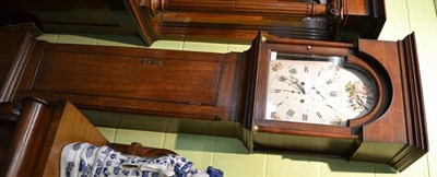 Lot 1111 - Longcase clock, Thwaites, Barnard Castle