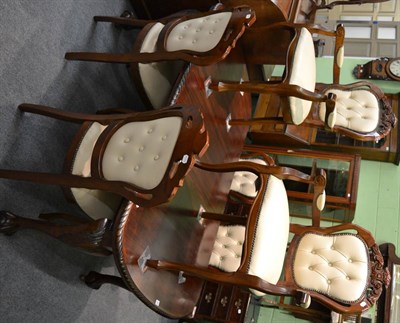 Lot 1128 - A set of six modern dining chairs