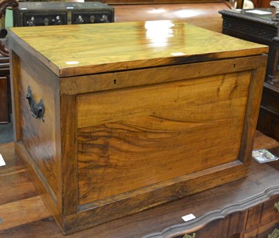 Lot 1139 - A mahogany silver chest