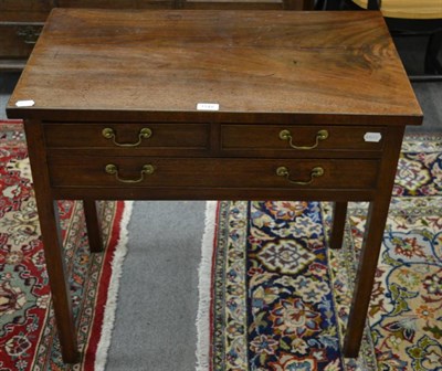 Lot 1148 - A mahogany George III side table