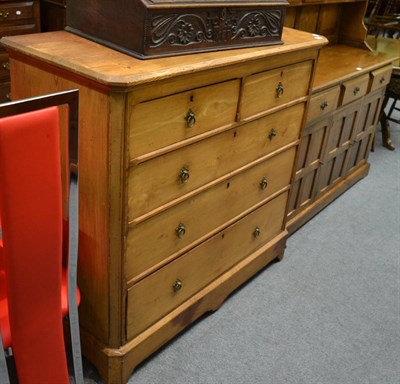 Lot 1197 - A Victorian four height chest of drawers