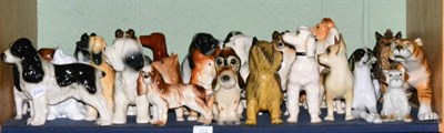 Lot 113 - Collection of ceramic dog figures