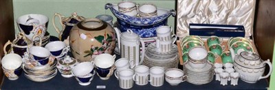 Lot 353 - A cased set of Royal Worcester coffee cups and saucers, a Susie Cooper Persia pattern coffee...