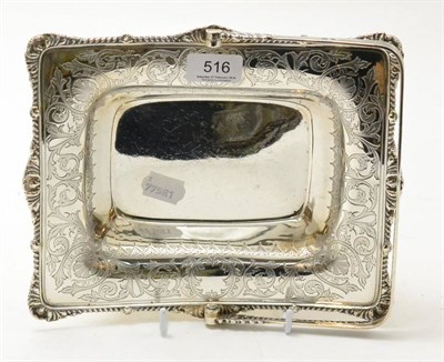 Lot 516 - An Edwardian silver cake basket, Sheffield 1903