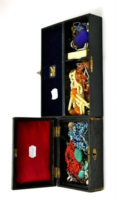 Lot 540 - Two jewellery boxes of jewellery