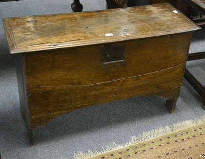 Lot 1154 - A Georgian plank coffer