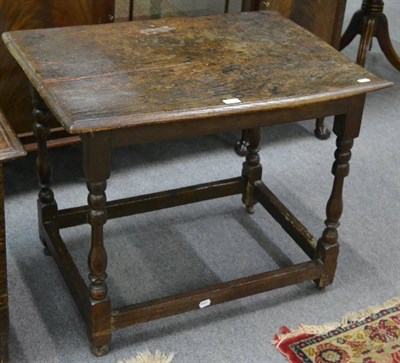 Lot 1155 - An 18th century and later side table