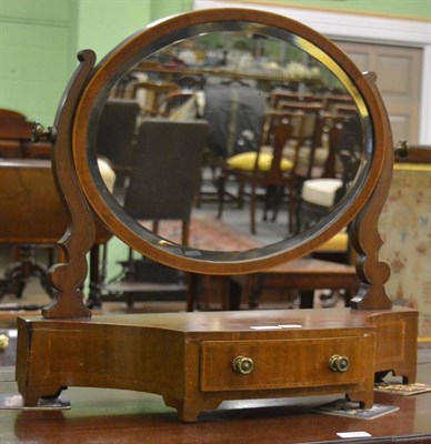 Lot 1192 - Edwardian mahogany toilet mirror