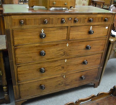 Lot 1193 - A Victorian mahogany Scottish straight front chest