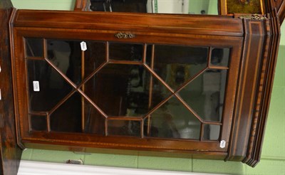 Lot 1226 - An Edwardian mahogany and inlaid corner cabinet