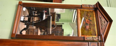 Lot 1228 - A 19th century framed pier mirror