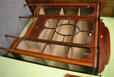 Lot 1229 - Edwardian mahogany display cabinet