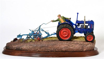 Lot 9 - Border Fine Arts 'At the Vintage' (Fordson E27N Tractor), model No. B0517 by Ray Ayres, limited...