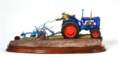 Lot 10 - Border Fine Arts 'At The Vintage' (Fordson E27N Tractor), model No. B0517 by Ray Ayres, limited...