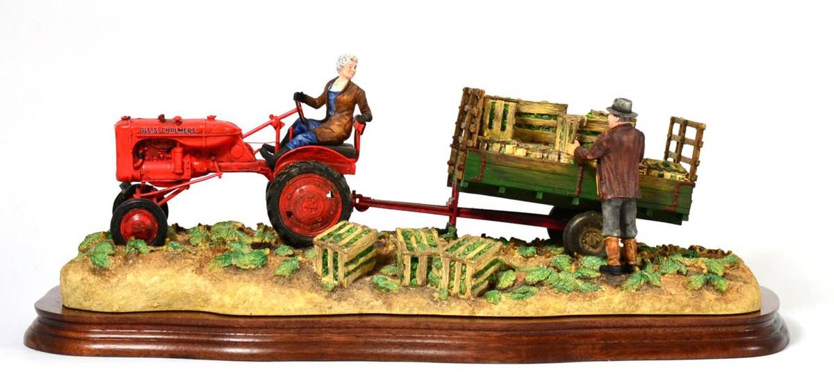 Lot 15 - Border Fine Arts 'Cut and Crated' (Allis Chalmers Tractor), model No. B0649 by Ray Ayres,...