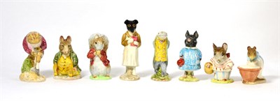 Lot 100 - Beswick Beatrix Potter figures comprising: 'Samuel Whiskers', BP-1a, 'Timmy Tiptoes', first...
