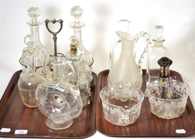 Lot 116 - A quantity of assorted 19th century and later glass