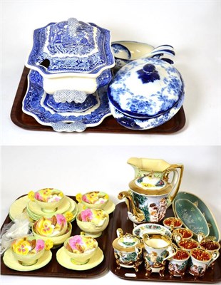 Lot 140 - Mason vista soup tureen and plate, two bowls and a quantity of Paragon pottery including four...