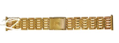Lot 173 - A 9ct gold watch bracelet