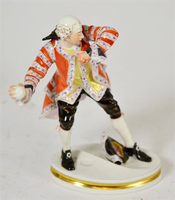 Lot 226 - A Bing & Grondahl porcelain figure of a revolutionary with painted and impressed marks, 20th...