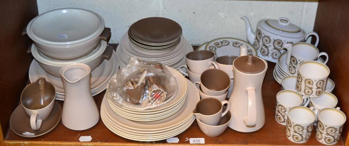Lot 439 - Susie Cooper teaset and Poole pottery part dinner service