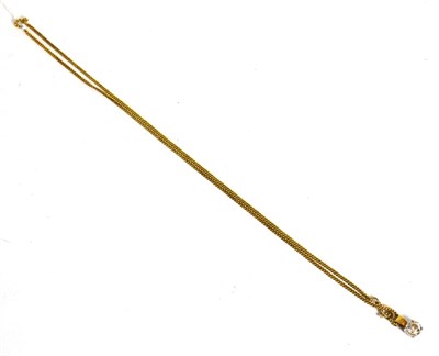 Lot 634 - A diamond pendant on chain